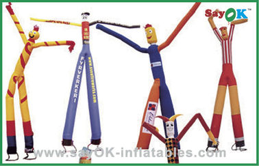Inflatable Wind Dancer Advertising Colorful Double Legs Inflatable Air Dancer With Two 750w Blowers