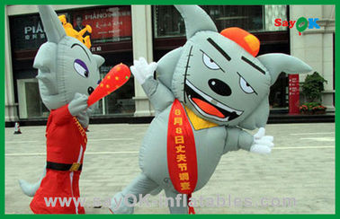 Inflatable Advertising Characters Moving Inflatable Gray Wolf Inflatable Cartoon Characters For Advertising